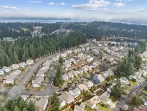 This home is situated perfectly in a beautiful neighborhood and lovely setting close to it all.