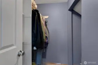 Thoughtfully designed storage with room to organize, breathe, and simplify your mornings.