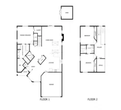 The thoughtfully designed floor plan features a rare main-level primary suite and flexible upper-level living. Smart separation of spaces enhances privacy while maintaining flow.