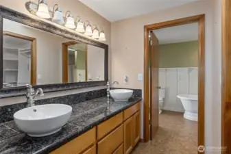 Primary bathroom - walk-in closet to the right!