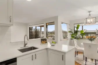 Kitchen with clean lines and functional layout