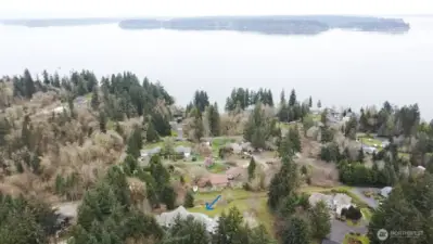 Home is in the front of this photo and the orientation to Nisqually Reach.