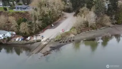 Public boat launch.