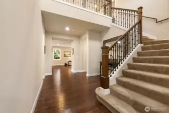 Enter through the front door and be welcomed by the grandeur!