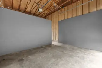 Large coverted garage.