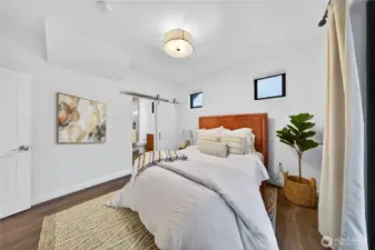 Main level owner's suite.