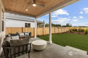 Covered Back Patio/Model Home/Not Actual