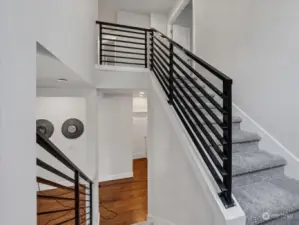 New carpet on stairs and upstairs