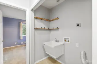 Laundry room with convenient sink