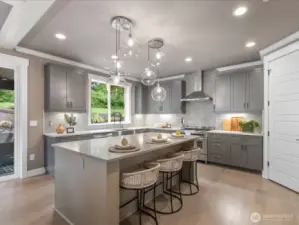 Chefs dream kitchen with tons of storage