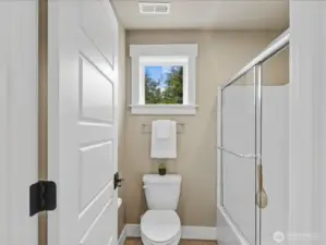 Separate toilet toilet shower