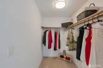 Primary bedroom closet