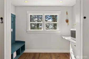 Mud room.