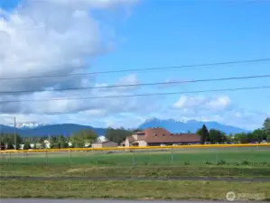 Panoramic mountain view