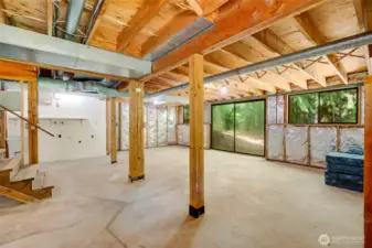 Lower Level w/laundry hook-ups & separate entrance