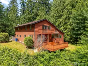 Wooded acreage surrounds this stunning home!