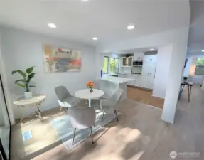 Open Kitchen to Dinning