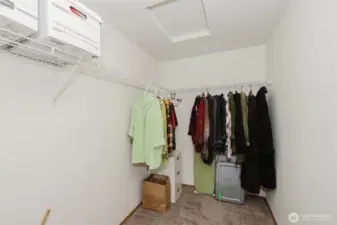 Primary closet