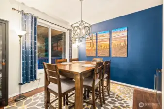 Formal dining space