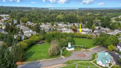 Located adjacent to Clock Tower Park and a short stroll to downtown DuPont.