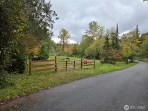 one of two gate entries