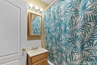 Main floor full bathroom.