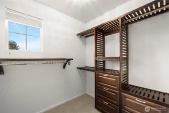 One of the closets in the primary