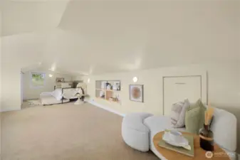 Upstairs bonus/flex room. Bedroom, office, etc.