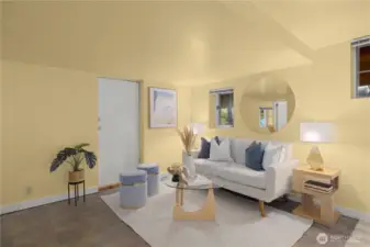 Lower-level has its own exterior access.