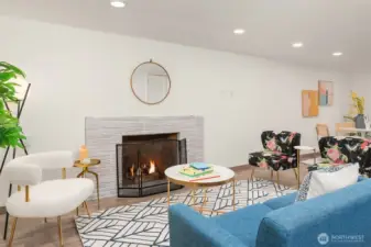 Lower level family room