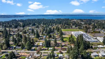 Puget Sound is but a short distance away!