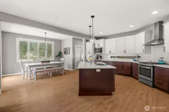 With lots of cabinetry and storage, this open kitchen is ready for any of your culinary needs!