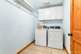 Utility room upstairs by bedrooms