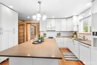 Large pantry storage cabinets for all the extras