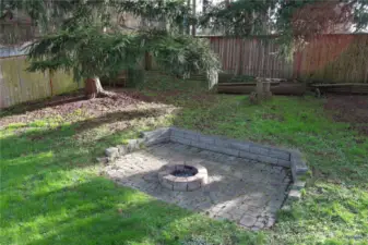 Enjoy custom made firepit!