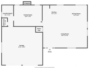 Main level floorplan