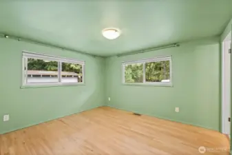 Main Level Primary Bedroom with Ensuite Bathroom