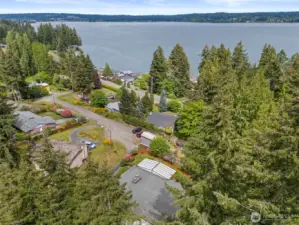 Home situated to take in the views of Dyes Inlet