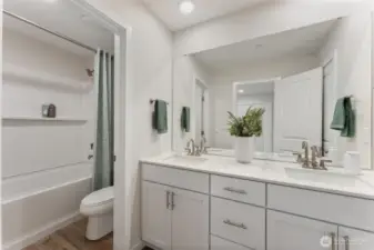 All pictures are from our staged model home, finishes will vary