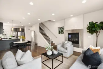 Looking back towards the stairs