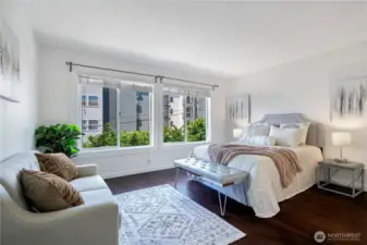 Spacious master bedroom