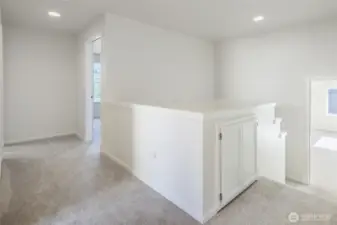 Top of stairs and landing