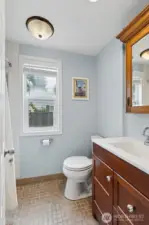 Main floor bathroom
