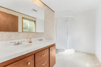 Bathroom of bonus room