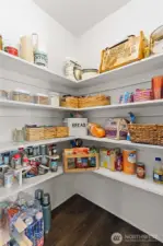 Large walk-in pantry