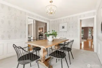 Formal Dining Room to Kitchen or Front Entrance