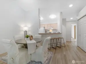Dining Area with adjacent Bar seating