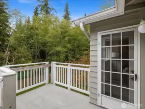 Spacious area for Morning Coffee