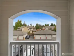 View from Stairwell to home