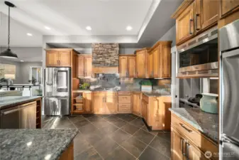 Chefs dream kitchen: sleek and functional